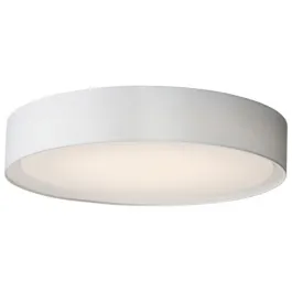 Maxim Lighting Prime 32W 25" LED Flush Mount - 3000K - 2,000 Lumens - 120-277V - White Weave