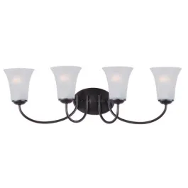 Maxim Lighting Logan 4-Light Bath Vanity Light - 120V - Oil Rubbed Bronze