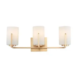 Maxim Lighting Dart 3-Light Bath Vanity Light - 120V - Satin Brass