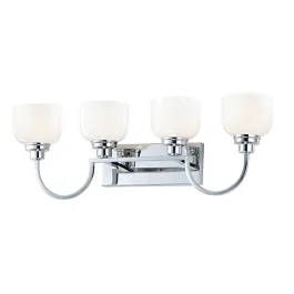 Maxim Lighting Swale 4-Light Bath Vanity Light - 120V - Polished Chrome