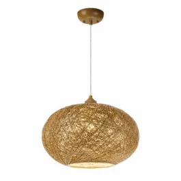 Maxim Lighting Bali 16" 1-Light Pendant - 120V - Natural