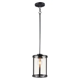 Maxim Lighting Sentinel 1-Light Mini Pendant - 120V - Black
