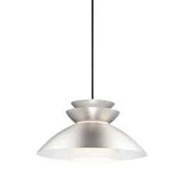 Maxim Lighting Nordic 14" 1-Light Pendant - Brushed Platinum