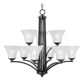 Maxim Lighting Aurora 9-Light Chandelier - 120V - Oil Rubbed Bronze