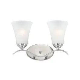 Maxim Lighting Vital 2-Light Bath Vanity Light - 120V - Satin Nickel