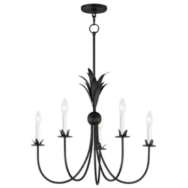 Maxim Lighting Paloma 5-Light Chandelier - 120V - Anthracite