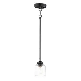 Maxim Lighting Acadia 1-Light Mini Pendant - 120V - Black