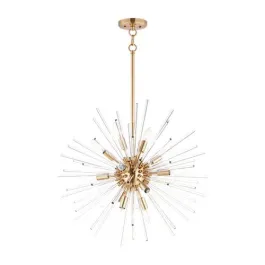 Maxim Lighting Polaris 12-Light Pendant - 120V - Satin Brass