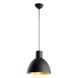 Maxim Lighting Cora 14" 1-Light Pendant - 120V - Black / Gold