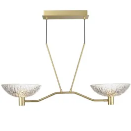 Maxim Lighting Metropolis LED Linear Pendant - 3000K - 120V - Satin Brass