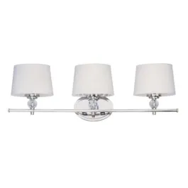 Maxim Lighting Rondo 3-Light Bath Vanity Light - 120V - Polished Nickel