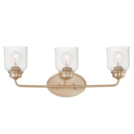 Maxim Lighting Acadia 3-Light Bath Vanity Light - 120V - Heritage Brass