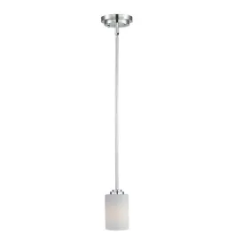 Maxim Lighting Deven 1-Light Mini Pendant - 120V - Satin Nickel