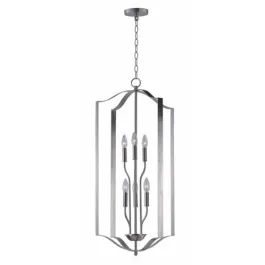 Maxim Lighting Provident 36" 6-Light Chandelier - 120V - Satin Nickel