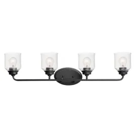 Maxim Lighting Acadia 4-Light Bath Vanity Light - 120V - Black