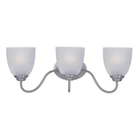 Maxim Lighting Stefan 3-Light Bath Vanity Light - 120V - Satin Nickel