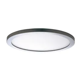 Maxim Lighting Wafer 15" Round LED Flush Mount - 3000K - 120-277V - Satin Nickel