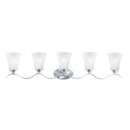 Maxim Lighting Vital 5-Light Bath Vanity Light - 120V - Polished Chrome