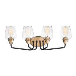 Maxim Lighting Goblet 4-Light Bath Vanity Light - 120V - Bronze / Antique Brass