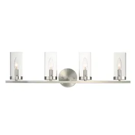 Maxim Lighting Sentinel 4-Light Bath Vanity Light - 120V - Satin Nickel