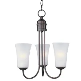 Maxim Lighting Logan 3-Light Chandelier - 120V - Oil Rubbed Bronze