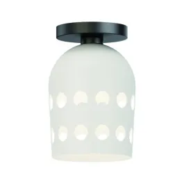 Maxim Lighting Dottie 1-Light Flush Mount - 120V - Black