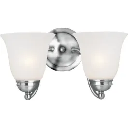 Maxim Lighting Basix 2-Light Bath Vanity Light - 120V - Polished Chrome