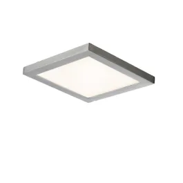 Maxim Lighting Chip 6.5" Square LED Flush Mount - 3000K - 120V - Satin Nickel