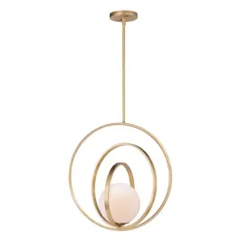 Maxim Lighting Coronet Large 1-Light Pendant - 120V - Satin Brass