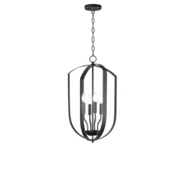 Maxim Lighting Provident 23.5" 4-Light Chandelier - 120V - Black