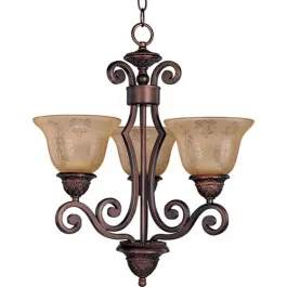 Maxim Lighting Symphony 3-Light Chandelier - 120V - Oil Rubbed Bronze