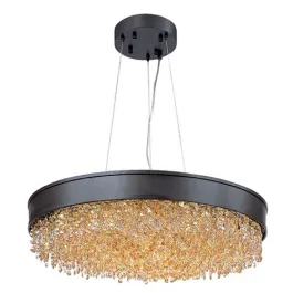 Maxim Lighting Mystic 24" Round LED Pendant - 3000K - 120V - Bronze
