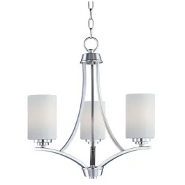 Maxim Lighting Deven 3-Light Chandelier - 120V - Satin Nickel