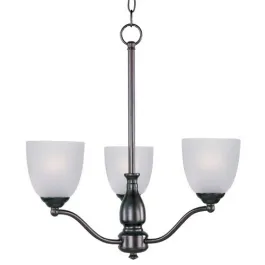 Maxim Lighting Stefan 3-Light Chandelier - 120V - Oil Rubbed Bronze