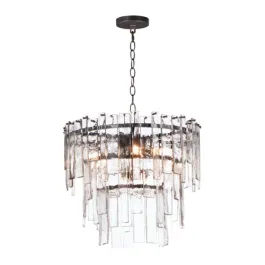 Maxim Lighting Warren 9-Light Pendant - 120V - Dark Bronze