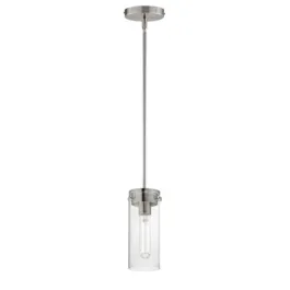 Maxim Lighting Pinn 1-Light Mini Pendant - 120V - Satin Nickel