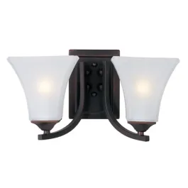 Maxim Lighting Aurora 2-Light Bath Vanity Light - 120V - Oil Rubbed Bronze