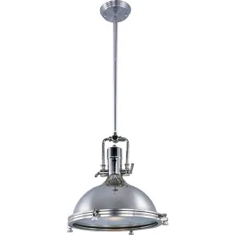 Maxim Lighting Hi-Bay 18" 1-Light Pendant - 120V - Polished Nickel
