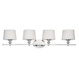 Maxim Lighting Rondo 4-Light Bath Vanity Light - 120V - Polished Nickel