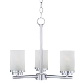 Maxim Lighting Corona 3-Light Chandelier - 120V - Satin Nickel
