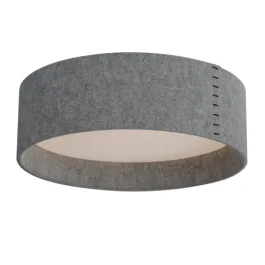 Maxim Lighting Prime Acoustic 45W 25" LED Flush Mount - 3000K - 1,880 Lumens - 120V - Gray