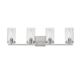 Maxim Lighting Pinn 4-Light Bath Vanity Light - 120V - Satin Nickel