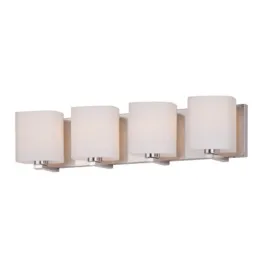 Maxim Lighting Wrap 4-Light Bath Vanity Light - 120V - Satin Nickel