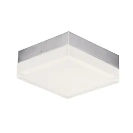 Maxim Lighting Illuminaire II 5" Square LED Flush Mount - 3000K - 120V - Satin Nickel
