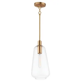 Maxim Lighting Babylon 8" 1-Light Pendant - 120V - Satin Brass