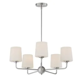 Maxim Lighting Bristol 5-Light Chandelier - 120V - Satin Nickel