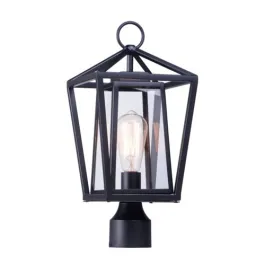 Maxim Lighting Artisan 1-Light Outdoor Post Lamp - 120V - Black