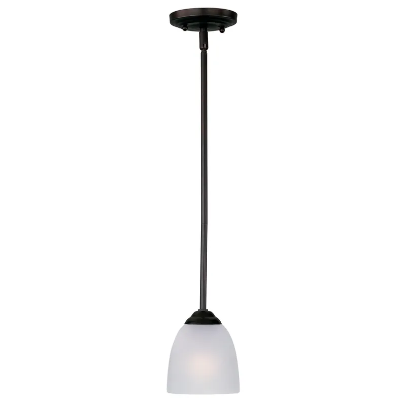 Stefan 1 Light 5 inch Black Mini Pendant Ceiling Light
