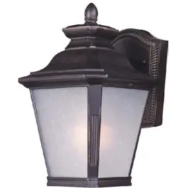 Maxim Lighting Knoxville 1-Light Outdoor Wall Lantern - Frosted Glass - 120V - Bronze