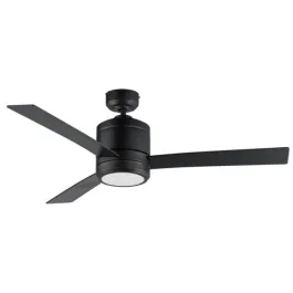 Maxim Lighting Tanker 52" LED Outdoor Ceiling Fan - 3000K - 120V - Black